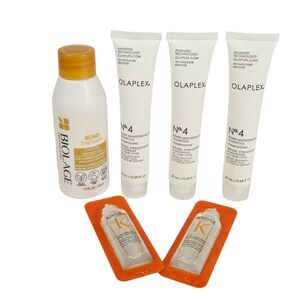 Haircare Travel Bundle: Olaplex, Kerastase, Biolage | Shampoo & Serum